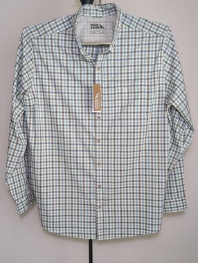 Eddie Bauer Voyager Flex UPF 50+ Long Sleeve Plaid Shirt Big & Tall Sz 3XLT